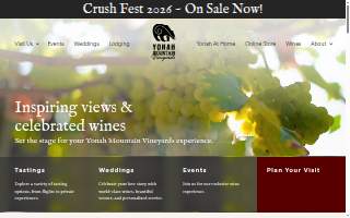 Yonah Mountain Vineyards website