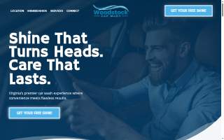 Woodstock Car Wash website