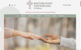 Restoration Counseling of Atlanta - Woodstock Office website