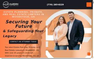 Harden Law Firm website