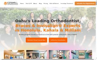Caswell Orthodontics - Kahala, HI website