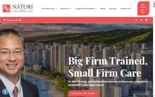 Natori Law Office LLLC website