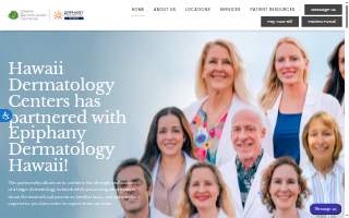 Hawaii Dermatology and Plastic Surgery Centers website