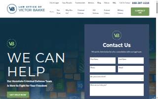 The Law Office of Victor Bakke, ALC website