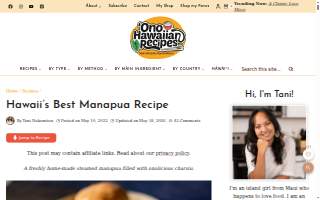 Manapua Truck website