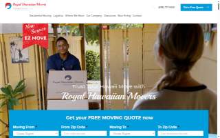 Royal Hawaiian Movers website