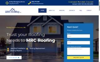 MRC Roofing LLC website