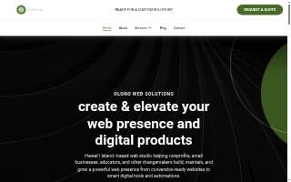 Olono Web Solutions website