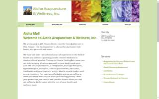 Aloha Acupuncture & Wellness, Inc. (formerly Hinano Healing Arts) website