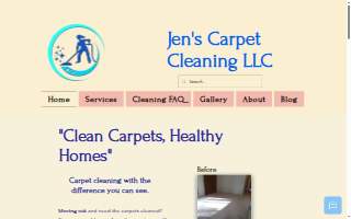 Jens Carpet Cleaning LLC website