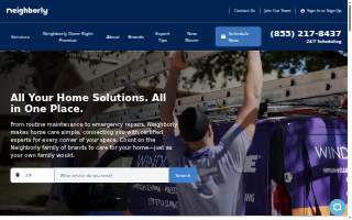 Neighborly Appliance Repair Service website
