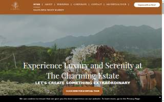 Charming Events Hawaii website