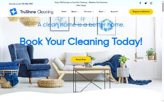 Tru Shine Residential Cleaning website