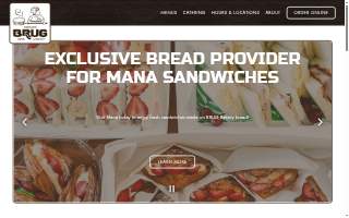 BRUG Bakery Pearlridge Uptown website