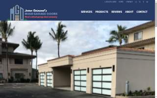Maui Garage Doors website