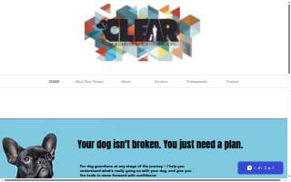 CLEAR K9 Academy website