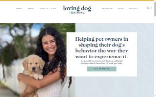 Loving Dog Training website