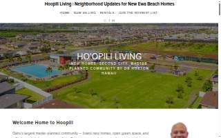 Ho'Opili Interior Design website