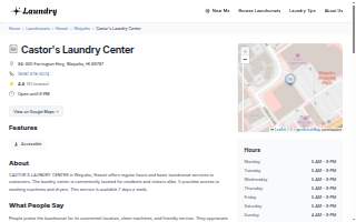 CASTOR'S LAUNDRY CENTER website