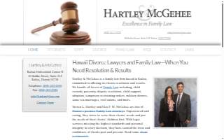 Hartley & McGehee: A Limited Liability Law Partnership website
