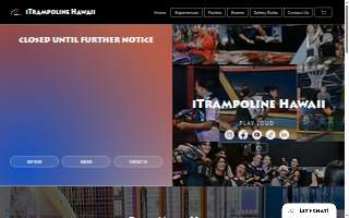 iTrampoline Hawaii website