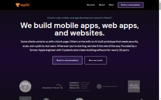Tapiki website
