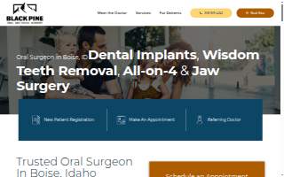Black Pine Oral and Facial Surgery website