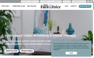 Idaho Face & Voice, LLC website