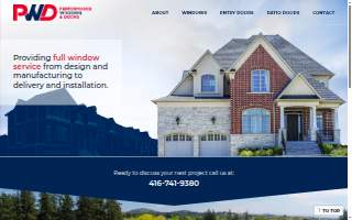 Performance Windows website