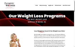 Dynamic Wellness & Red Light Therapy website