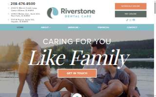 Riverstone Orthodontics website