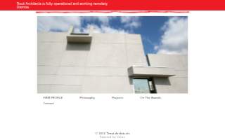 Trout Architects Chartered website