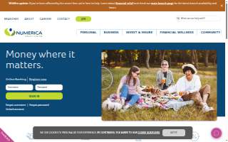 Numerica Credit Union - Post Falls Branch website