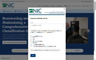 NIC IT Help Desk website