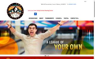 Sunset Bowling Center website