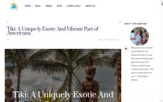 Tiki Nail Spa website