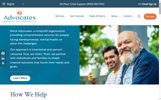 The Advocates website