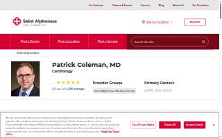 Patrick Coleman MD website