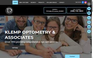 Klemp Optometry, Daniel R Klemp O.D. website