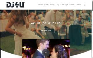 DJ4U website