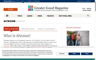 Altruistic Health website