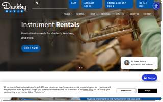 Dunkley Music website