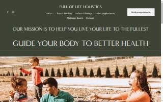 Full of Life Holistics Moscow Family Chiropractic Center website