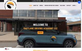 Fast Lane Driving Academy website