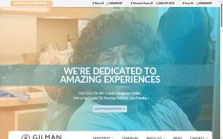 Gilman Orthodontics website