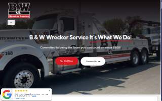 B & W Wrecker Mountain Home website