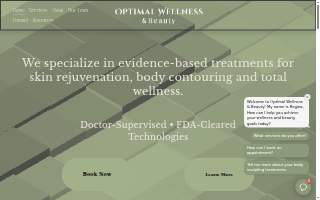 Optimal Life Nutrition Center website