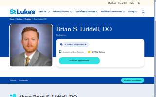 Brian S. Liddell, DO website