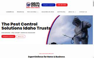 Gem State Pest Solutions website