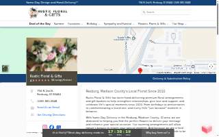 Rustic Floral & Gifts website